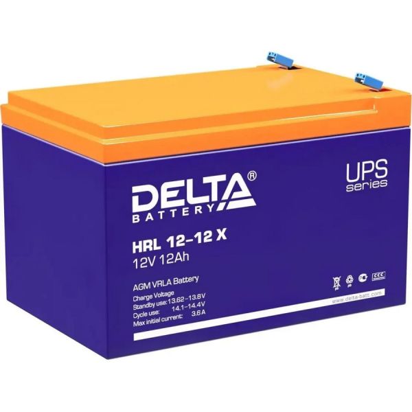 Аккумулятор для ИБП Delta Battery HRL 12-12 X 12 В 12 Ач