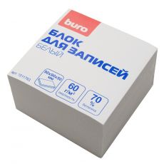 Блок для записи Buro Эконом 90x90x50 мм 70 % белый 1 цв.