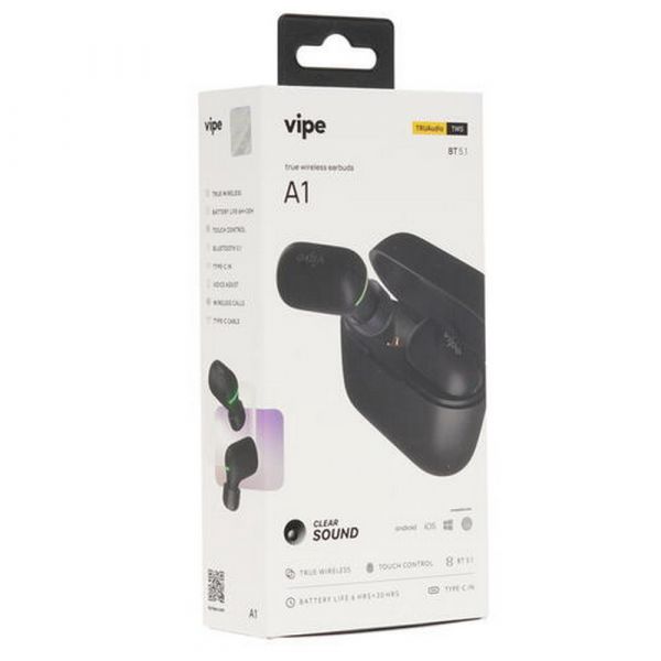 Bluetooth-гарнитура Vipe A1 беспроводные bluetooth черный