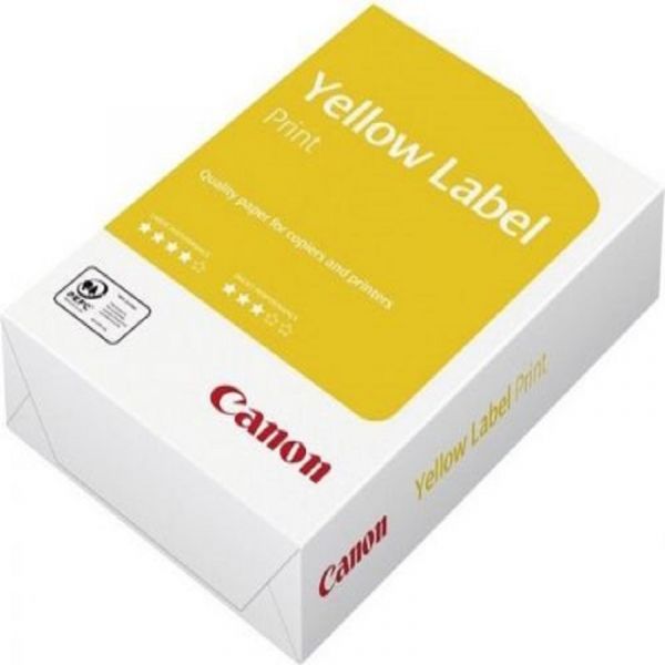 Бумага Canon Yellow/Standard Label Print A4, 80 г/м2, 500 л., покрытие - матовое белый