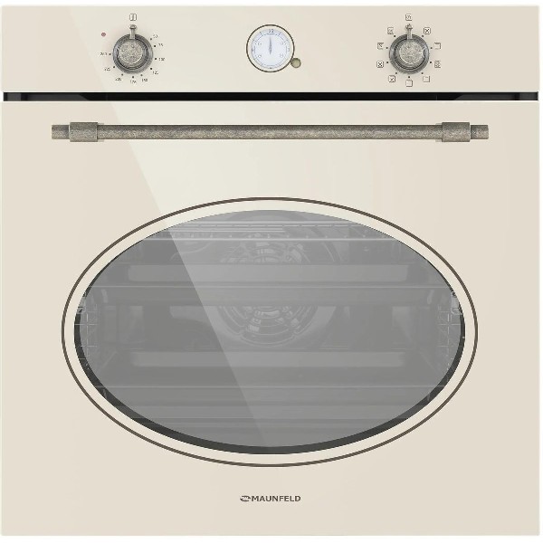 Духовой шкаф Maunfeld EOEFG.769RIB.RT слоновая кость