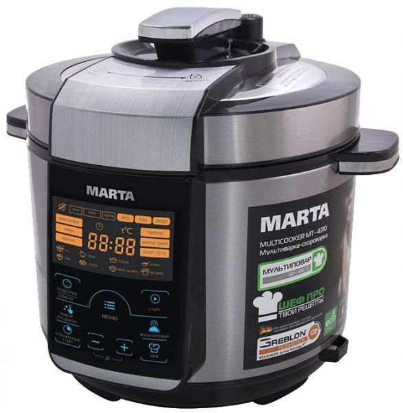 Мультиварка Marta MT-4310 Black silver