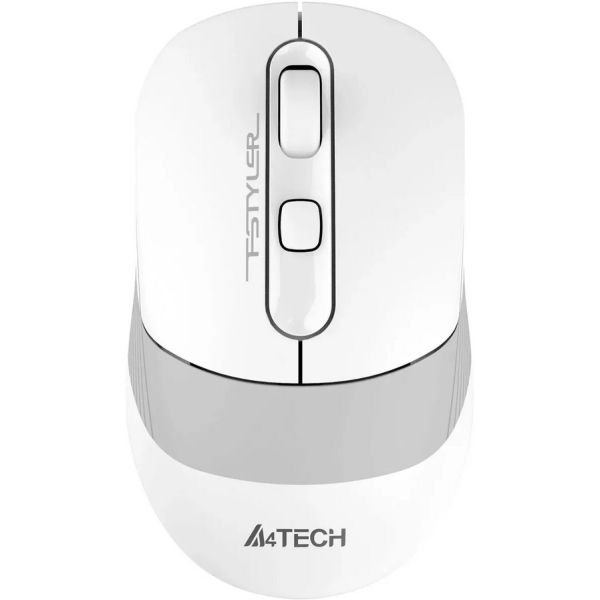 Мышь A4Tech Fstyler FB10CS оптическая, Bluetooth/Радио, USB/Bluetooth, белый [fb10cs usb grayish white]