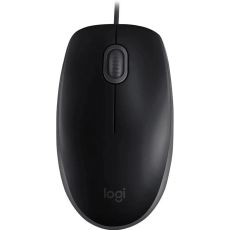 Мышь Logitech M110 Silent оптическая, проводная, USB, черный [910-005502]