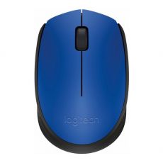 Мышь Logitech M171 оптическая, беспроводная, USB, синий/черный [910-004644]