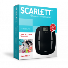 Напольные весы Scarlett SC-BS33ED83 до 180 кг черный ()