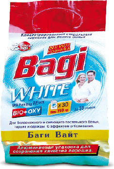 Стиральный порошок Bagi White 750 г