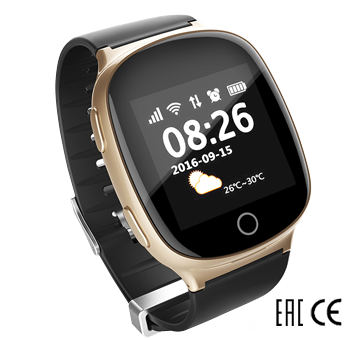 Умные часы Smart Baby Watch D100s золотой