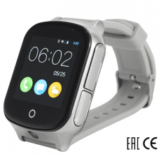 Умные часы Smart Baby Watch T100 серебристый